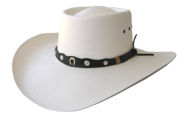 Colombiano Hat with Lucky Horse Shoe hatband.