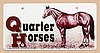 Quarter Horse License Plate